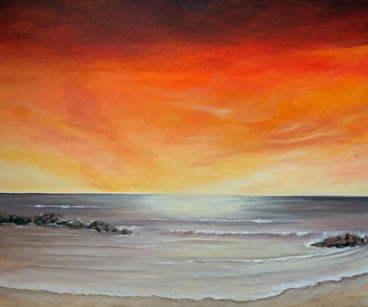 File:Annette sunset painting.jpeg