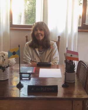 Annette at embassy.jpg