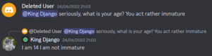 Django saying he is 14 years old 2022-6-24.png