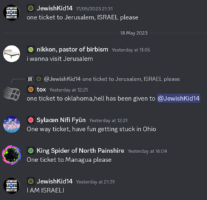 A Conversation Ending with JewishKid14 saying he is from Israel.png