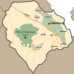 Location of Lidenburg